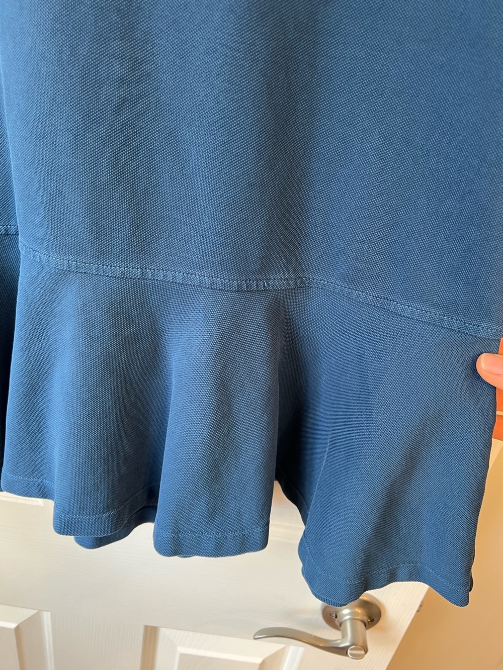 Tuckernuck Long Sleeve Pique May Polo Dress Poseidon Blue Small - Picture 10 of 15